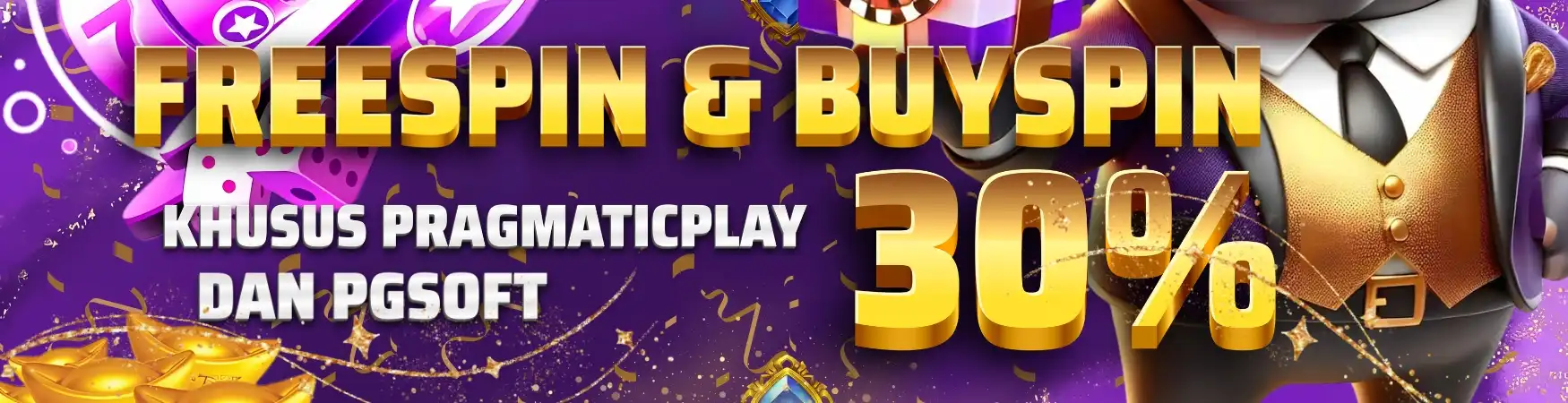 BONUS FREESPIN & BUYSPIN 30%